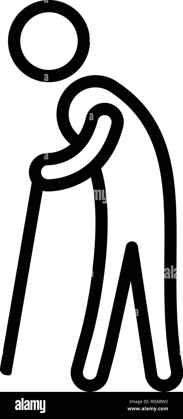 Ruhestand Vektor Icon Zeichen Symbol Vektor Illustration für den ...
