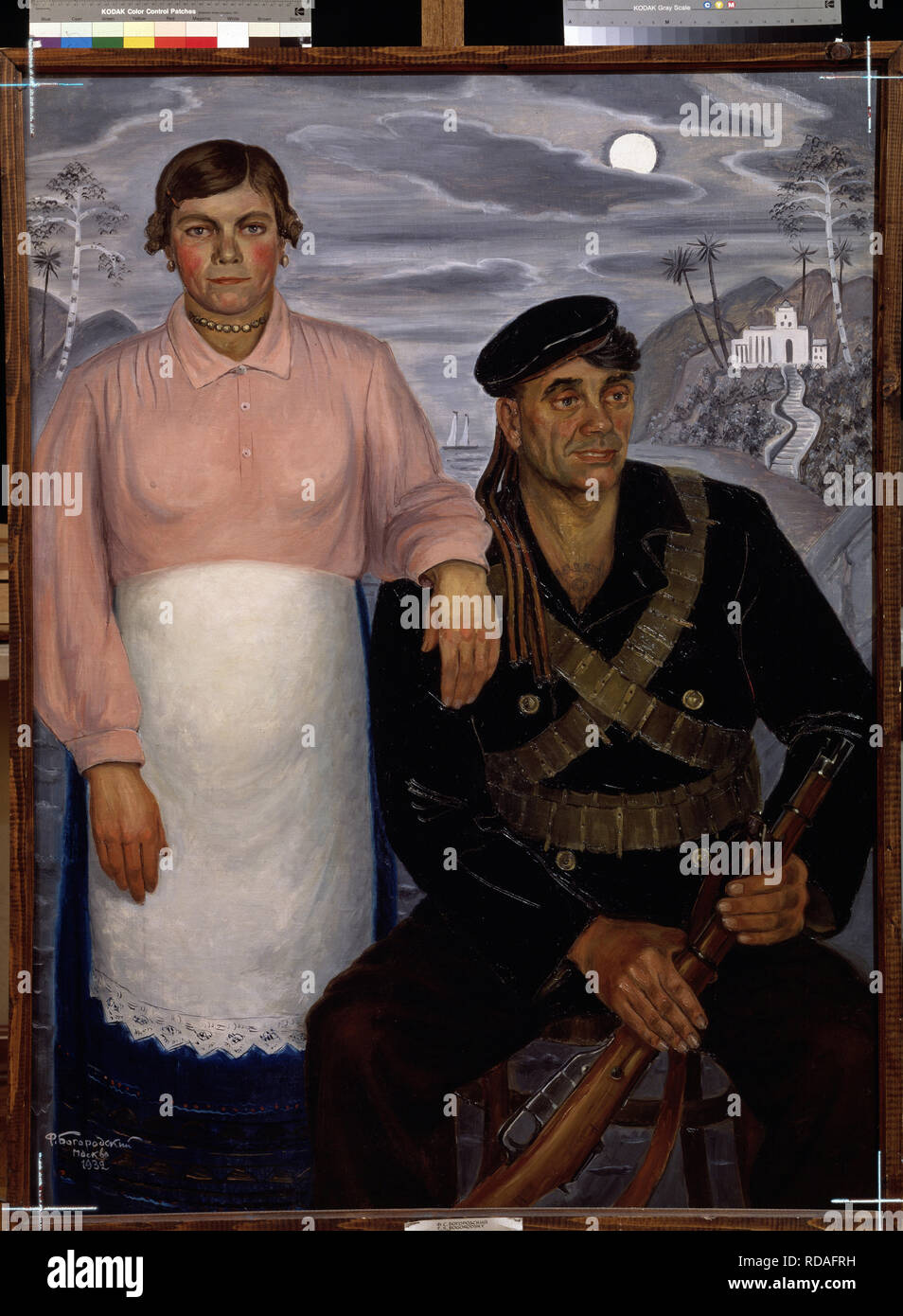 Ihre Foto aufgenommen. Museum: Staatliches russisches Museum, St. Petersburg. Autor: Bogorodsky, Fjodor Semyonovich. Stockfoto