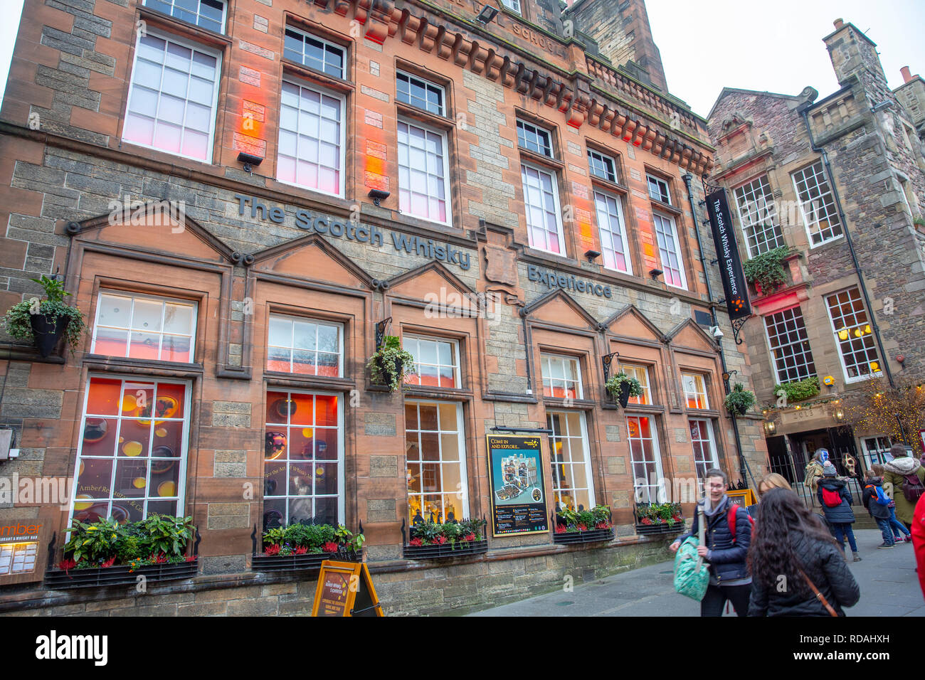 Der Scotch Whisky Experience auf der Royal Mile in Edinburgh, Schottland, Vereinigtes Königreich Stockfoto