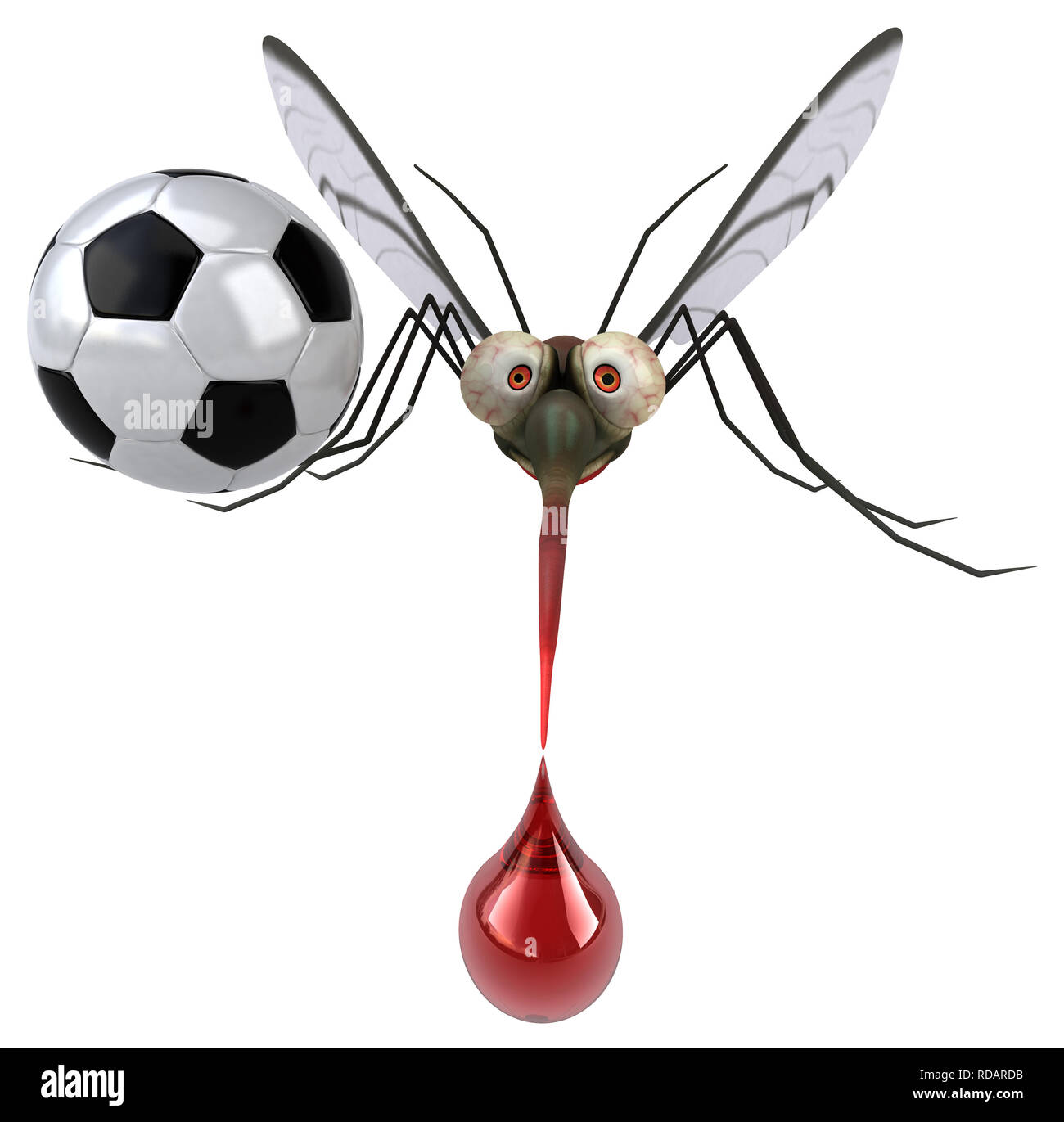 Soccer Ball With Wing Stockfotos Soccer Ball With Wing