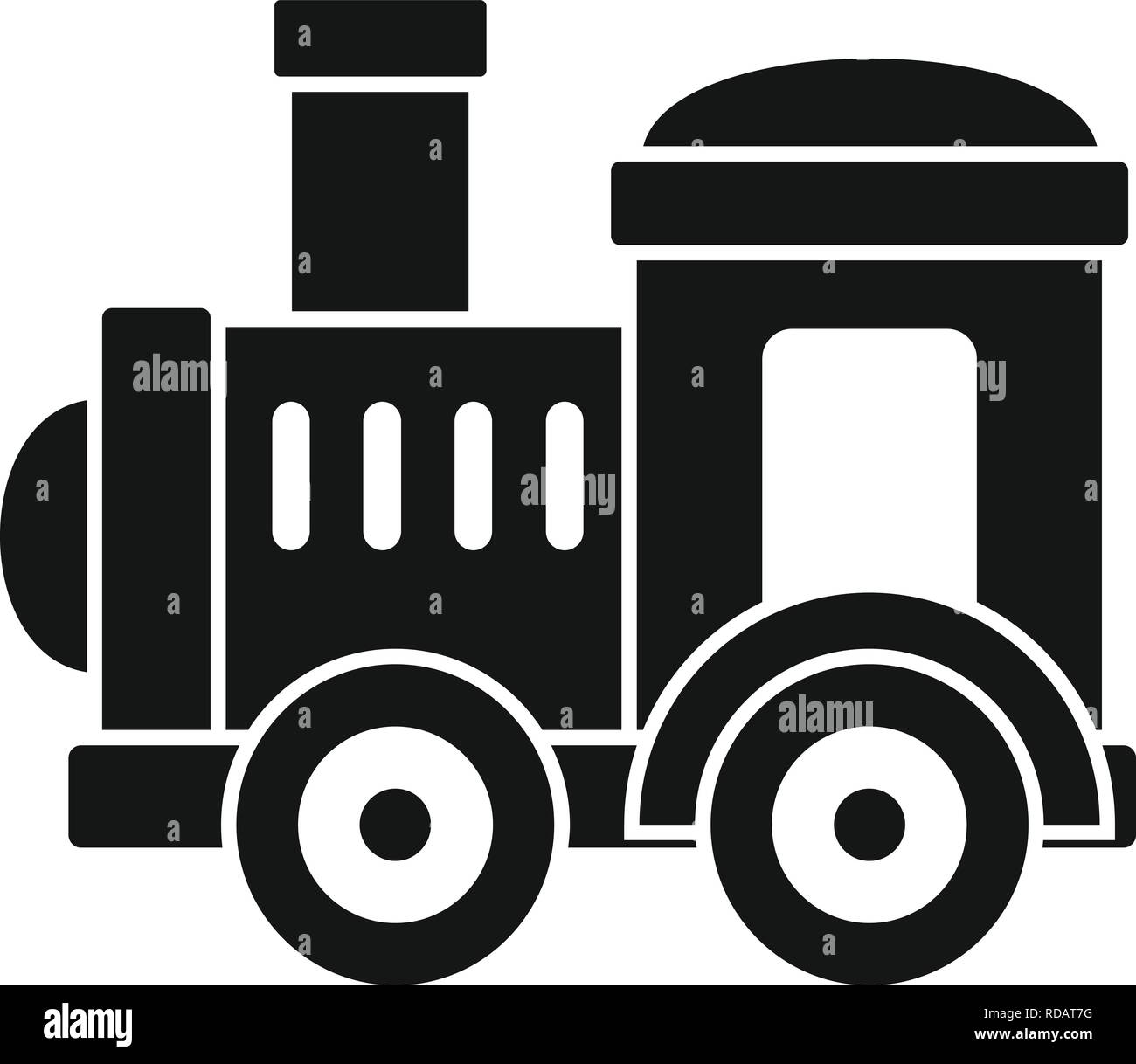 Spielzeugeisenbahn Symbol Einfache Abbildung Spielzeugeisenbahn Vektor Symbol Fur Web Design Auf Weissem Hintergrund Stock Vektorgrafik Alamy