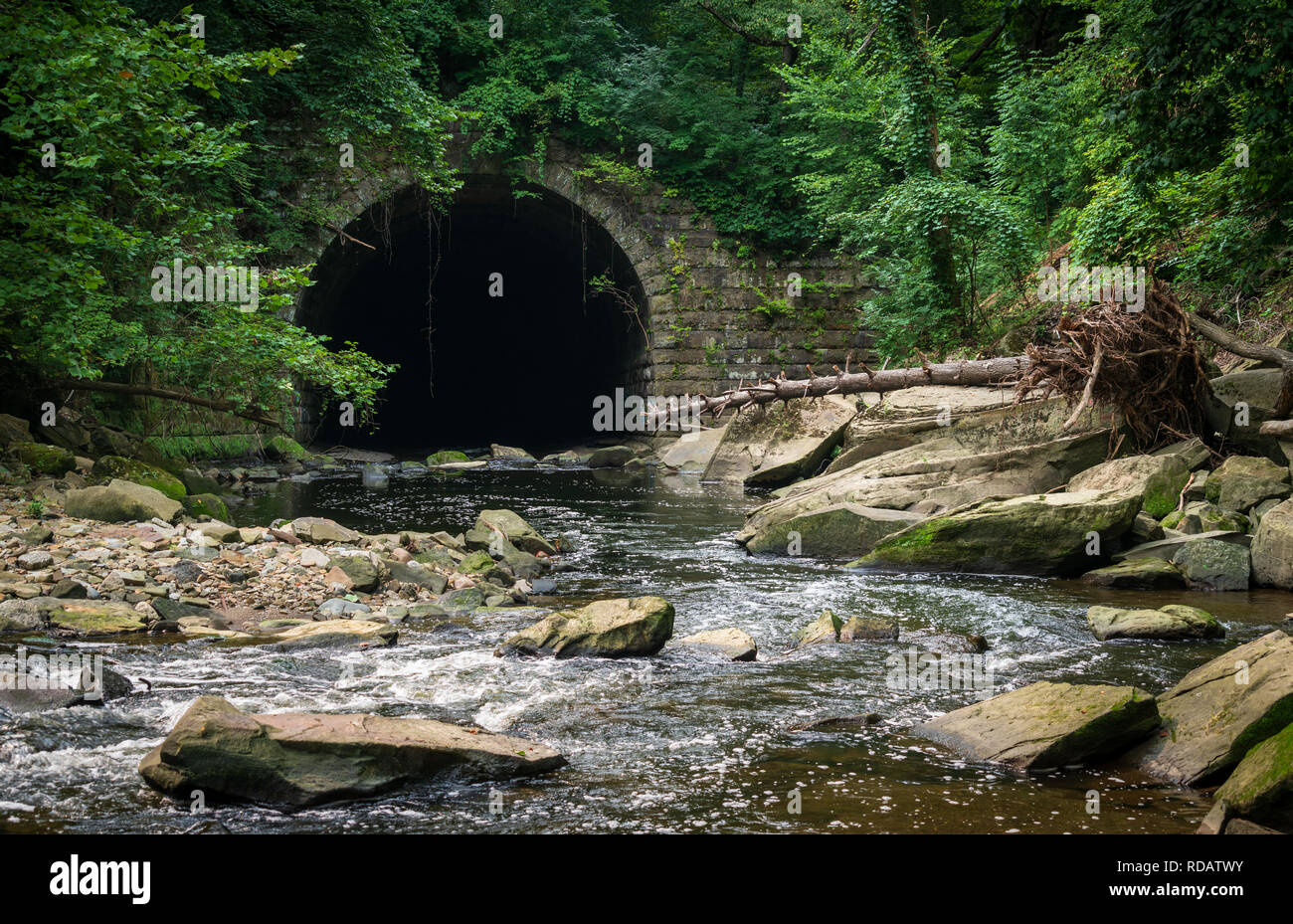 Vidaduct Park außerhalb von Bedford in Cleveland, Ohio. Stockfoto