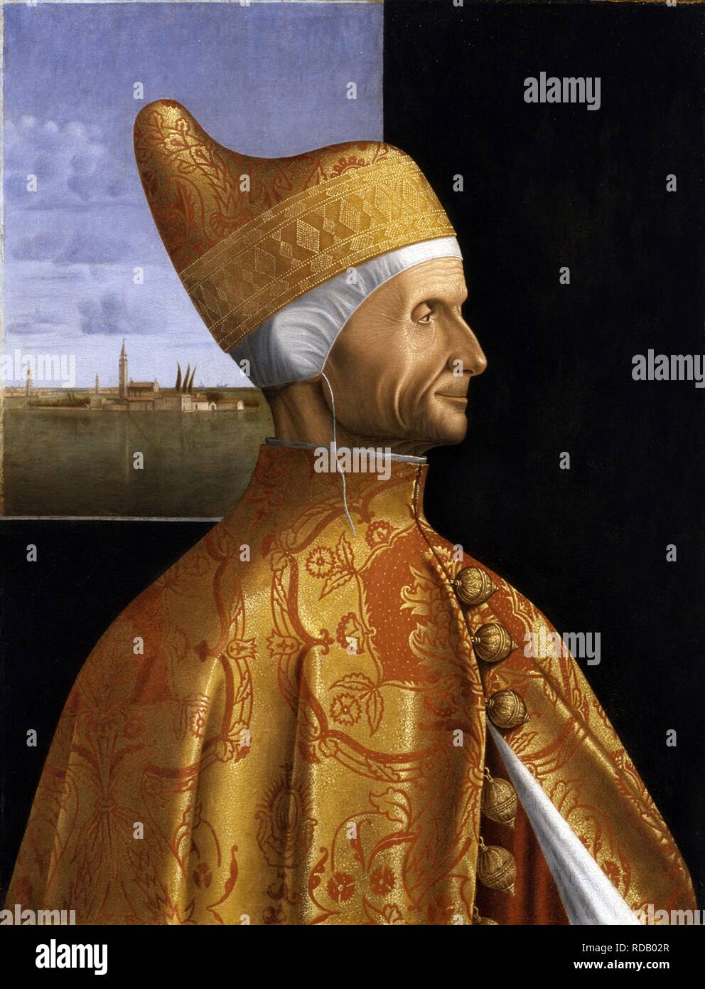 Der Doge Leonardo Loredan. Museum: Museo Correr, Venedig. Thema: CARPACCIO, Vittore. Stockfoto