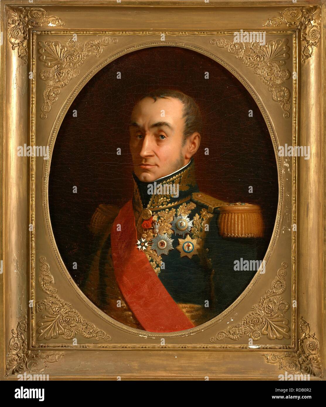 Nicolas-Charles Oudinot, duc de Reggio (1767-1847). Museum: private Sammlung. Autor: Pils, Isidor. Stockfoto