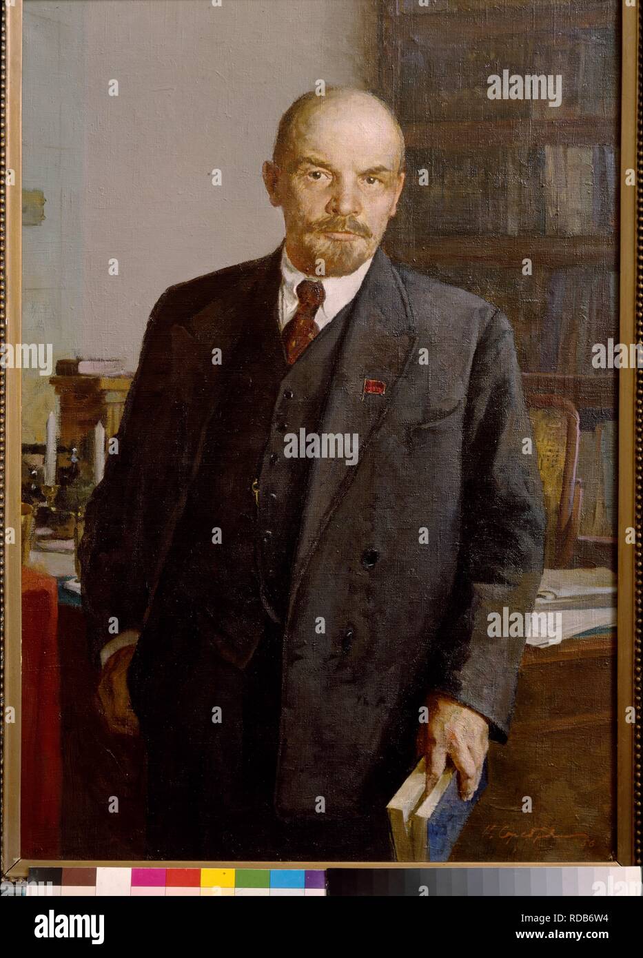 Portrait von Wladimir Lenin (18701924). Museum Museum von leningrad