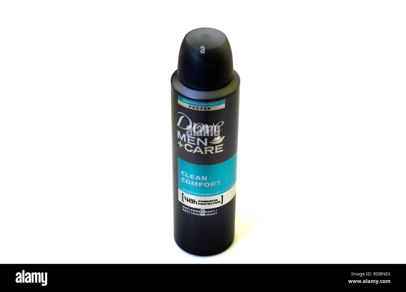 Dove Men+Care Clean Komfort Anti-Perspirant Stockfoto