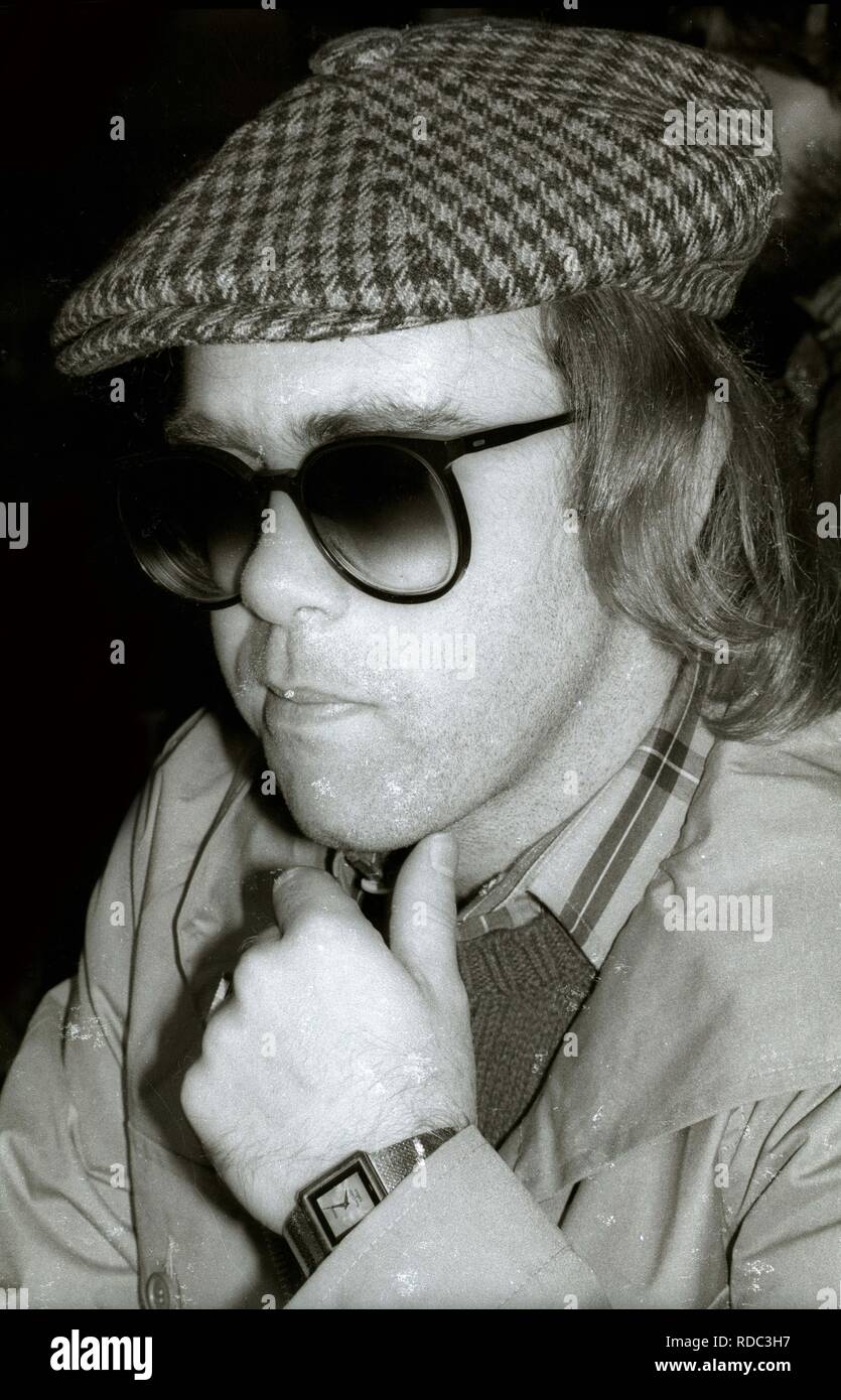 Elton John bei Studio 54 1977 Foto von Adam Schädel/PHOTOlink.net Stockfoto