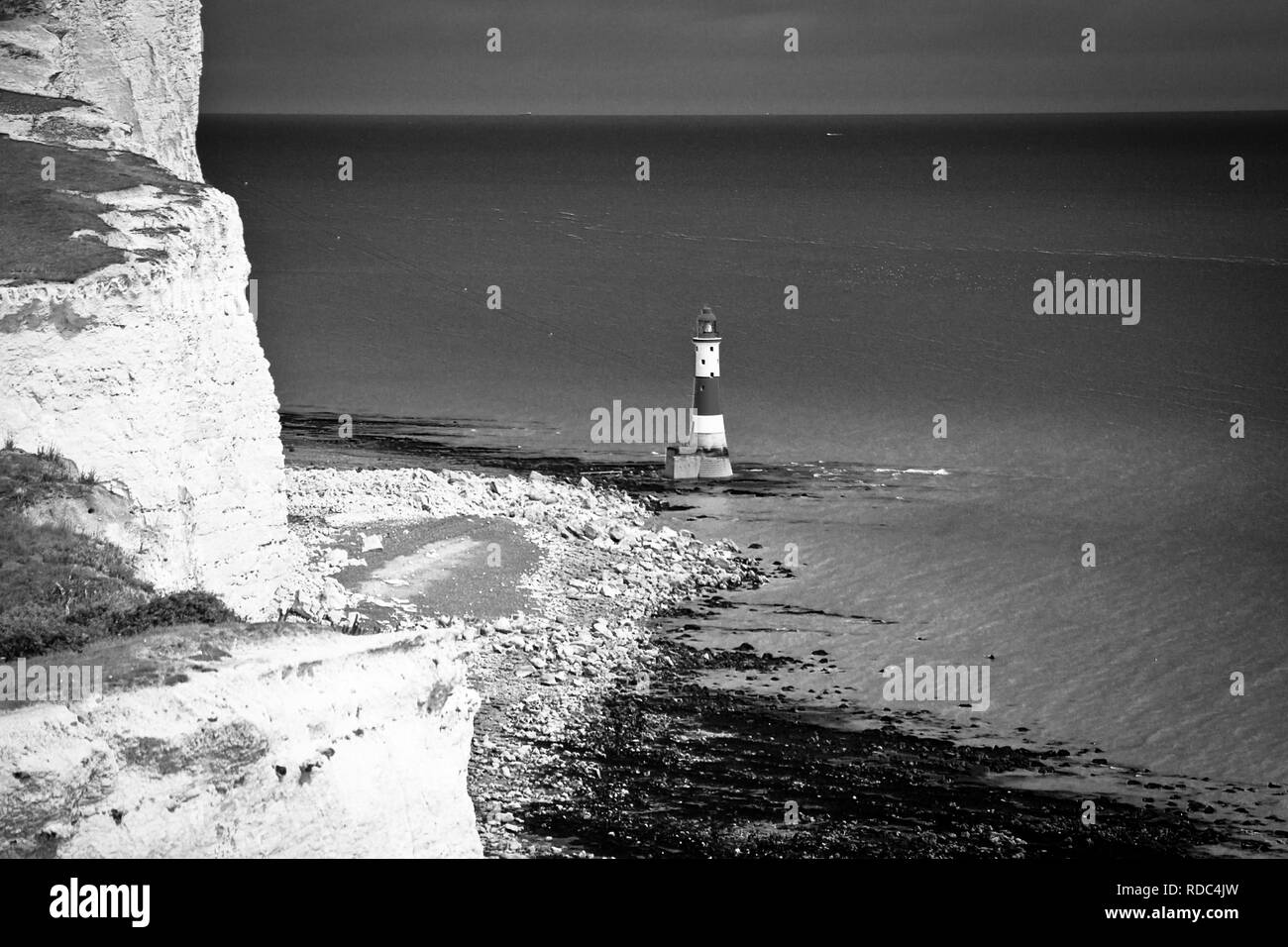 Die sieben Schwestern ist eine Reihe von kreidefelsen durch den Englischen Kanal. Sie sind Teil des South Downs in East Sussex. Stockfoto