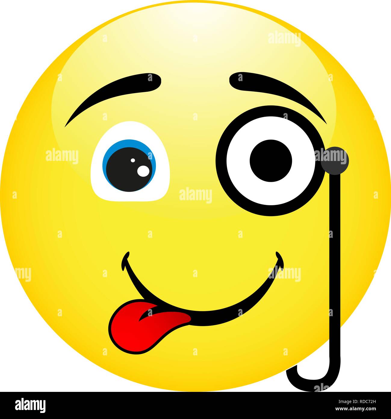 SMILEY MIT MONOKEL Smiley Mit Monokel