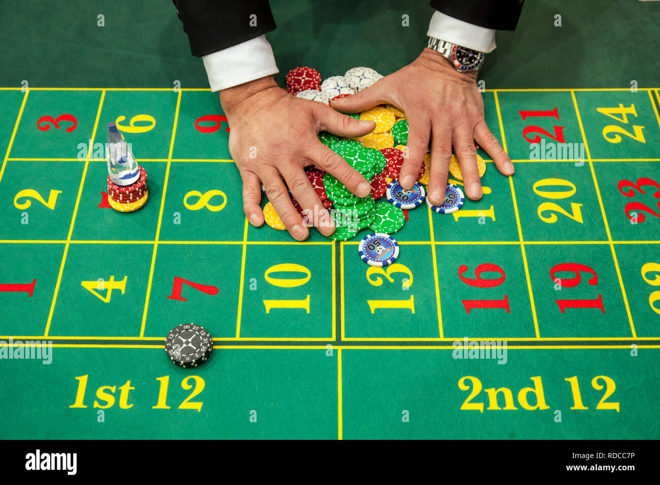 Roulette Spiel Hier Anlasslich Der Ima Die Internationale