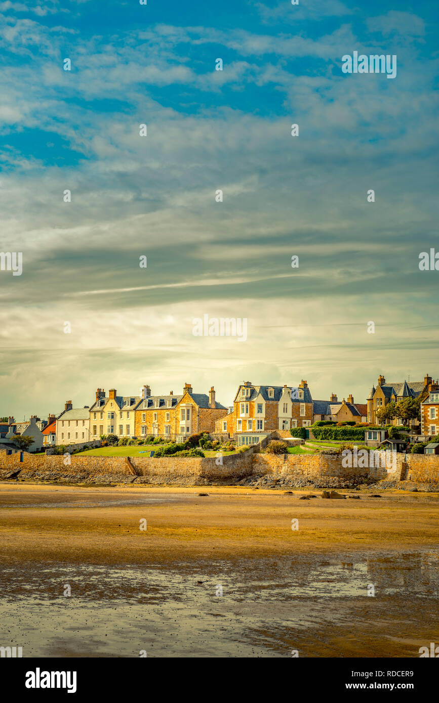 Europa, Großbritannien, Schottland, Küste, Küstenwanderweg, Fife Coastal Path, Elie, Bucht, Ebbe Stockfoto