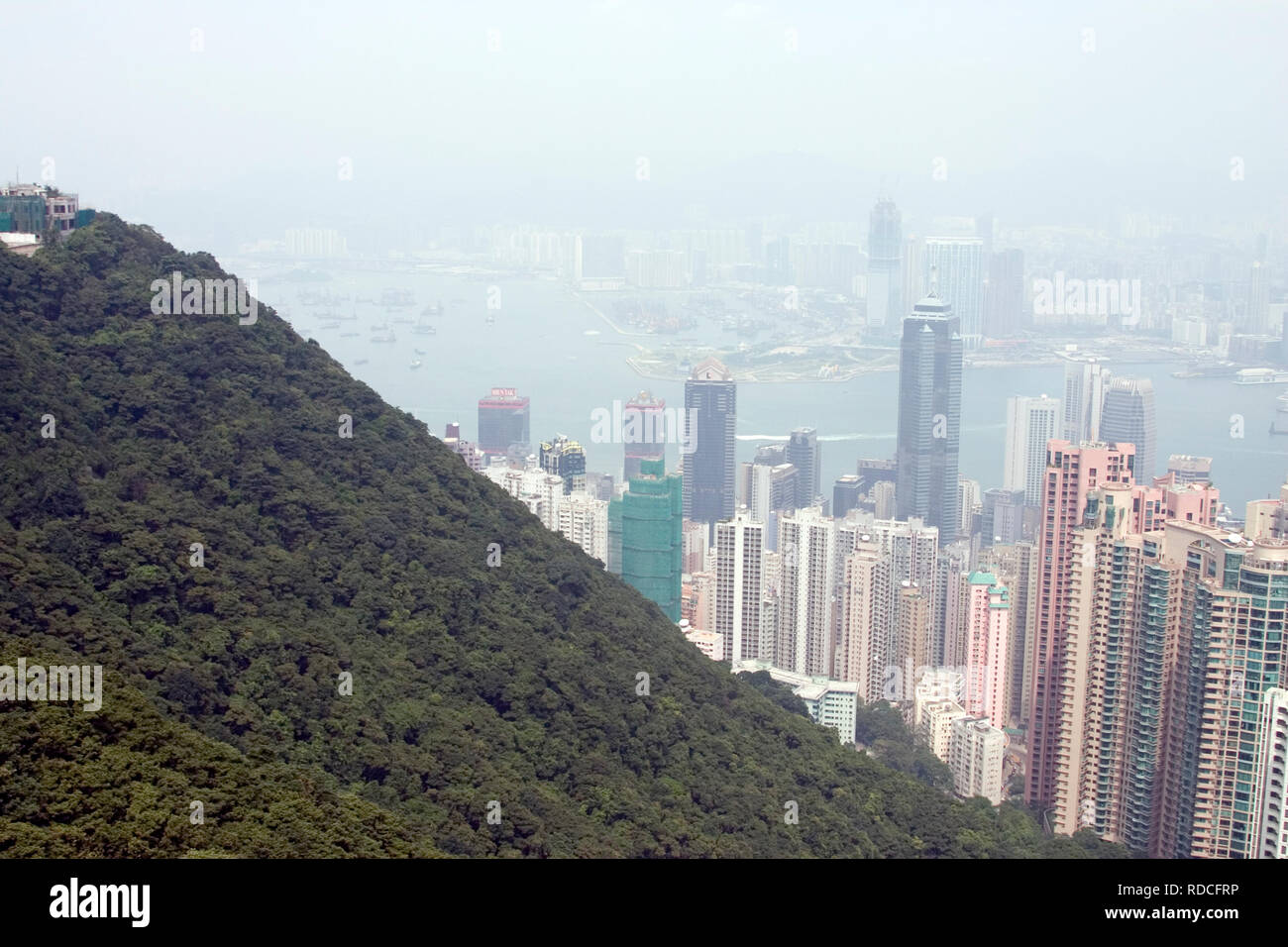 Wolkenkratzer in Hong Kong Stockfoto