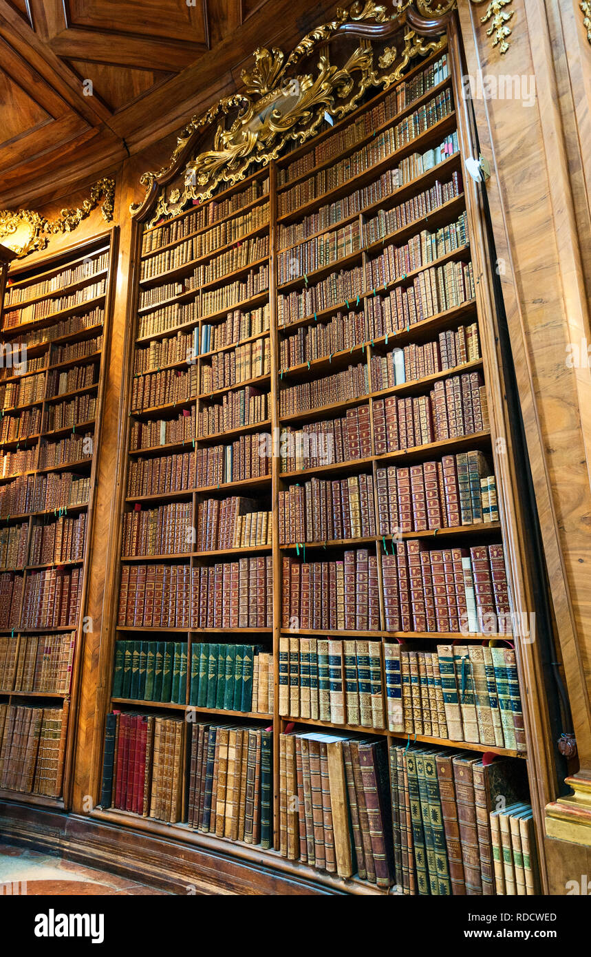 Antike Bücher Österreichische Nationalbibliothek der Österreichischen Nationalbibliothek Stockfoto