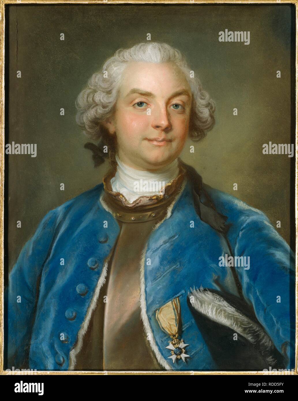 Porträt des Grafen Fredrik Axel von Fersen (1719-1794). Museum: Nationalmuseum Stockholm. Autor: Lundberg, Gustaf. Stockfoto