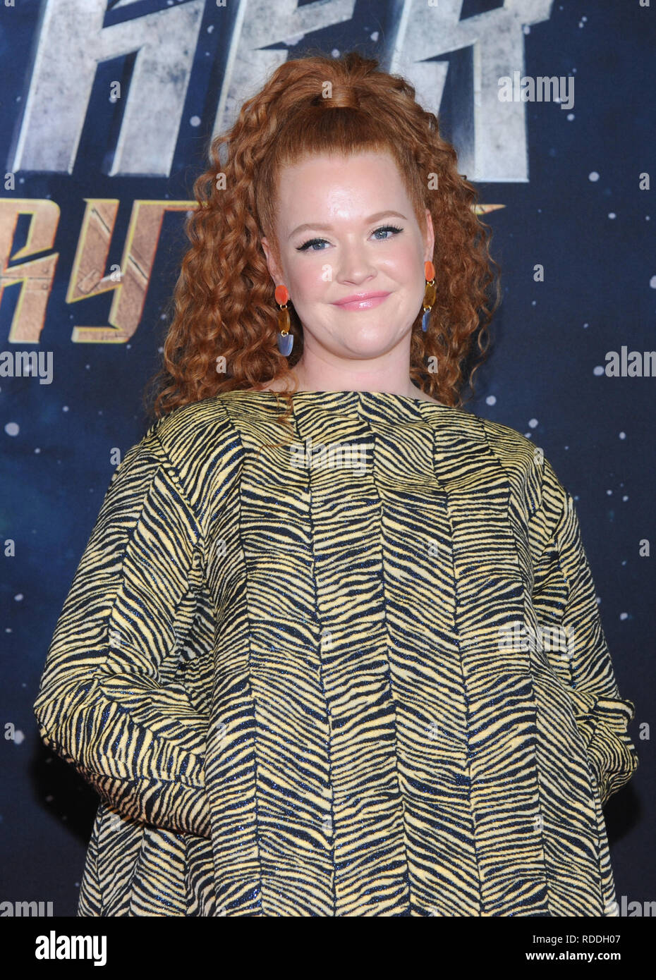 New York, NY, USA. 17 Jan, 2019. Maria Wiseman im Star Trek: Discovery 2 Saison Premiere bei Conrad in New York City am 17. Januar 2019. Quelle: John Palmer/Medien Punch/Alamy leben Nachrichten Stockfoto