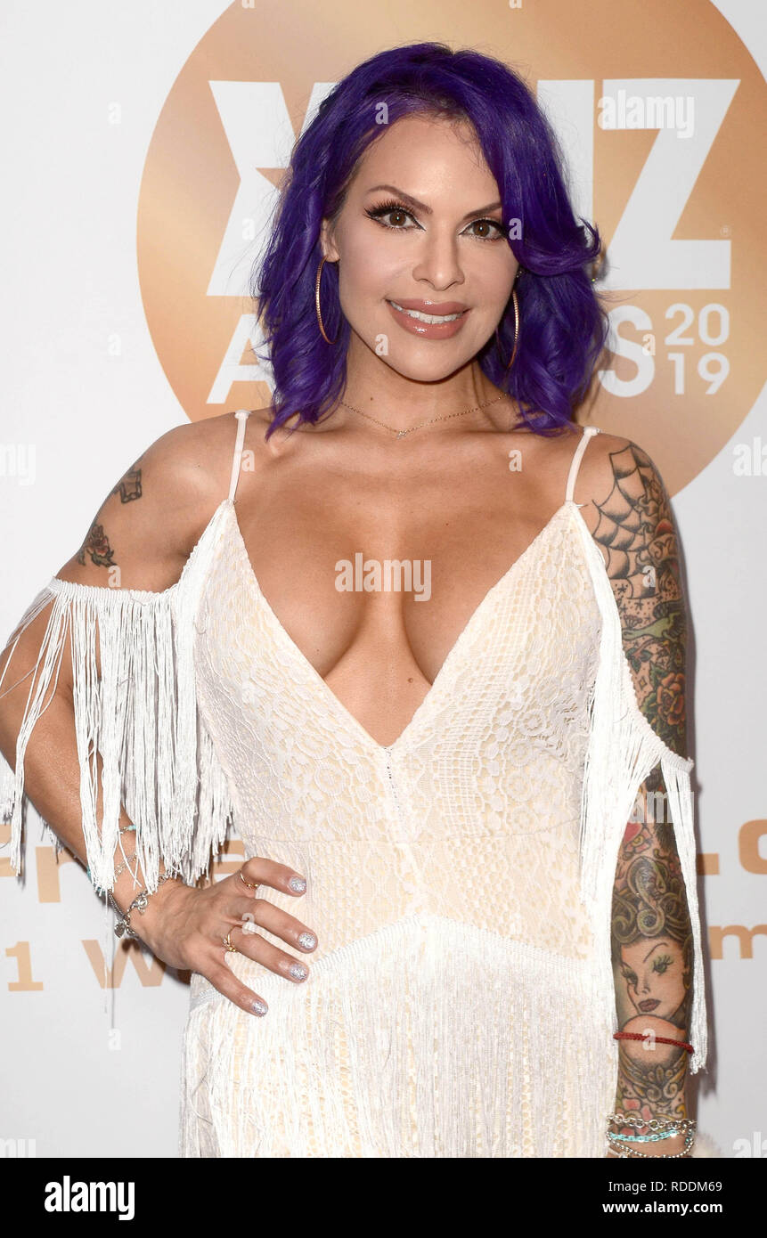 LOS ANGELES, Ca - 17. Januar: foxxy am XBIZ Awards 2019, Westin Bonaventure Hotel, Los Angeles, Kalifornien am 17. Januar 2019. Quelle: David Edwards/MediaPunch Stockfoto