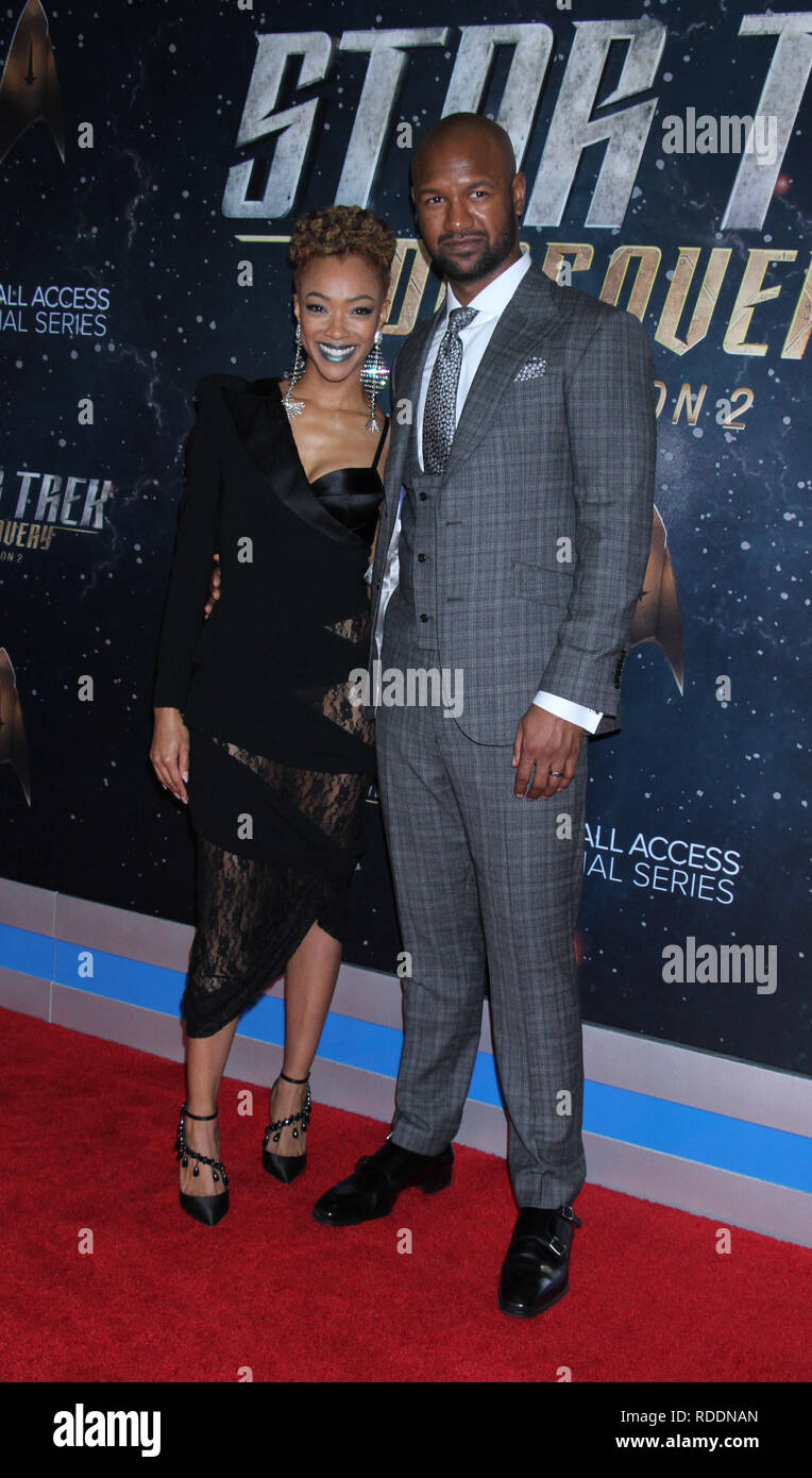 Januar 17, 2019 Sonequa Kenric Martin-Green, Grüne besuchen CBS alle Access präsentiert Star Trek Discovery 2 Saison Premiere bei Conrad in New York Januar 17, 2019 Credit: RW/MediaPunch Stockfoto