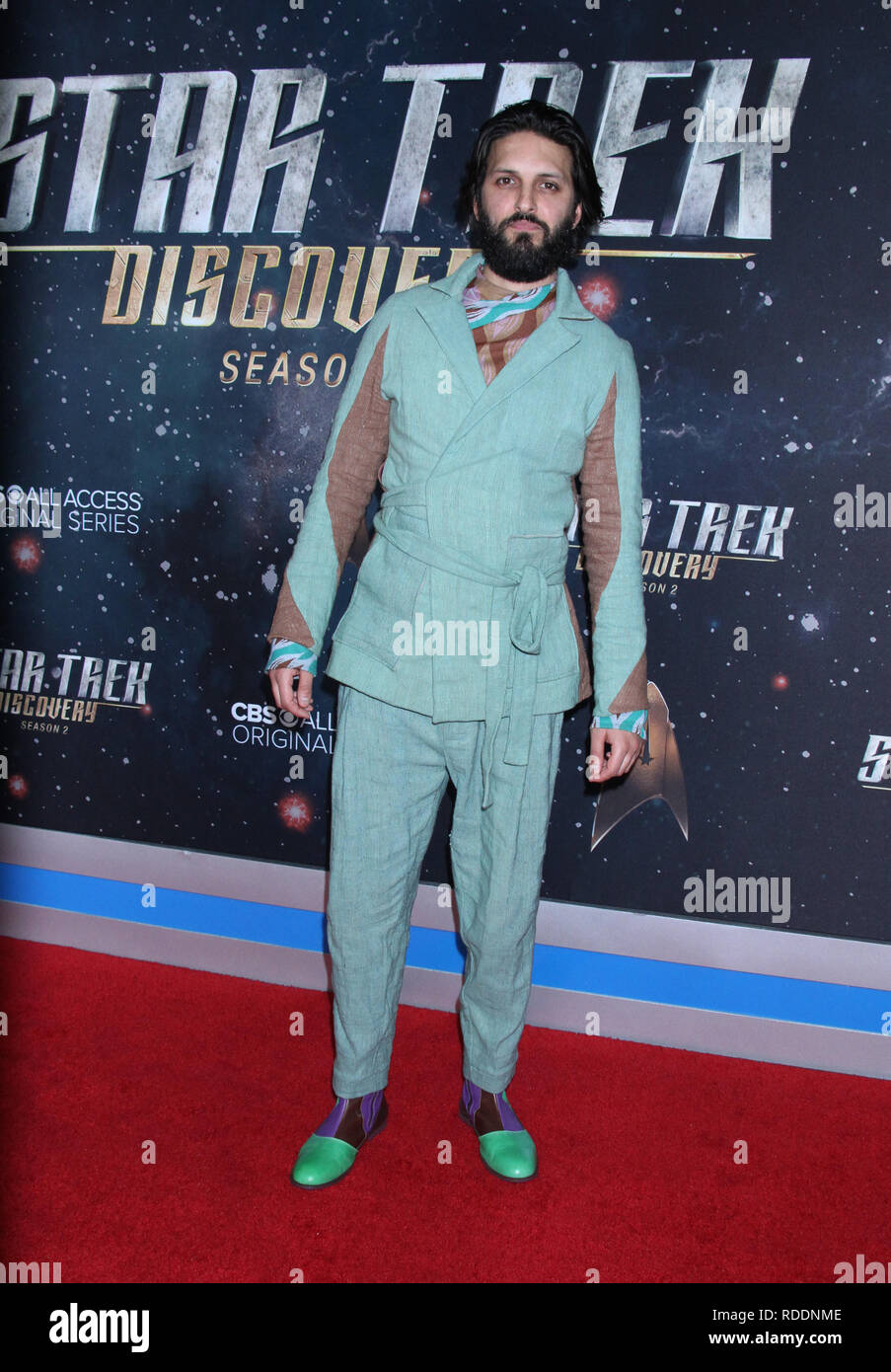 Januar 17, 2019 CBS Shazad Latif besuchen alle Access präsentiert Star Trek Discovery 2 Saison Premiere bei Conrad in New York Januar 17, 2019 Credit: RW/MediaPunch Stockfoto