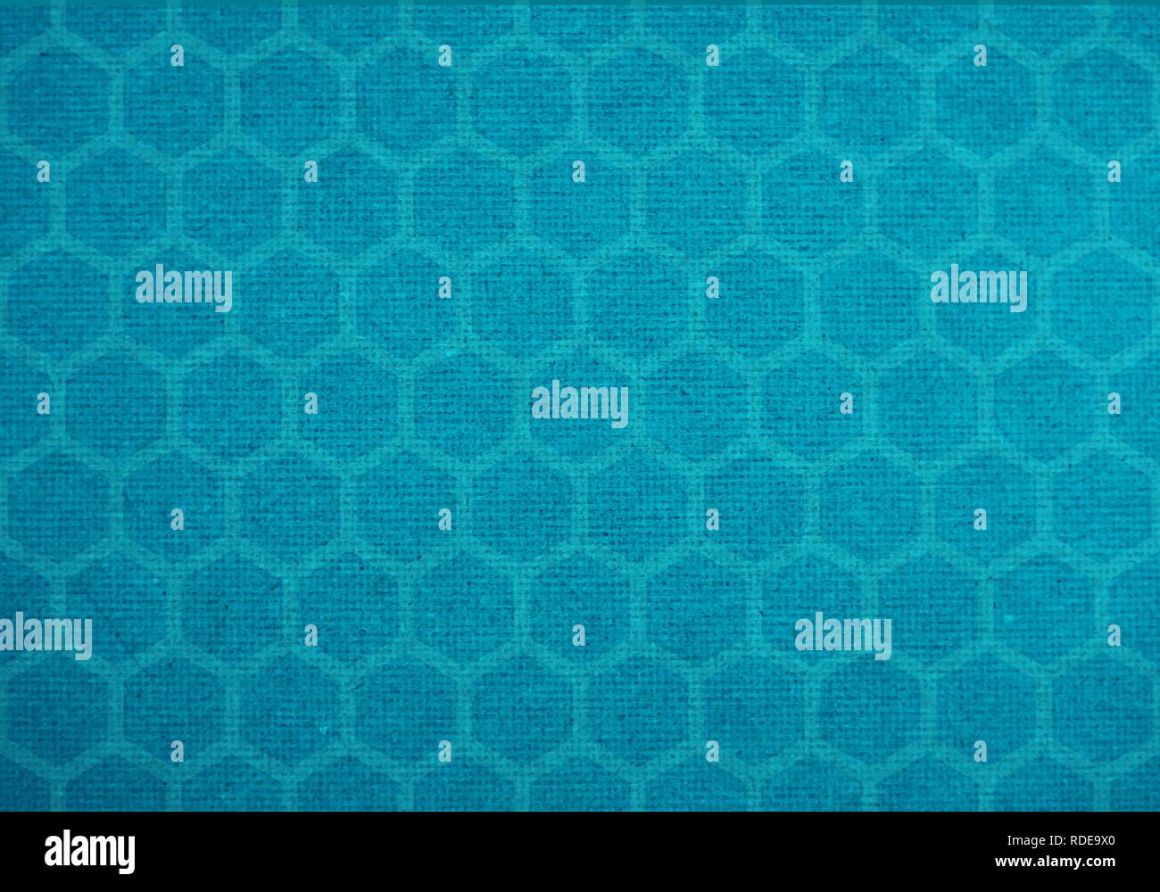 Hexagonal System COVED von Vektorisierten Textur. Blue Vector Hintergrund. Stock Vektor