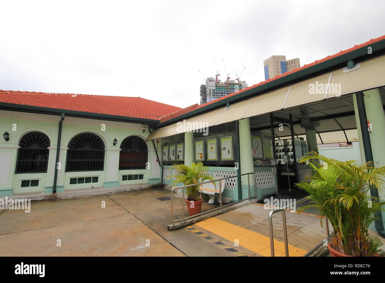 Masjid Moschee Jamae in Singapur Stockfoto