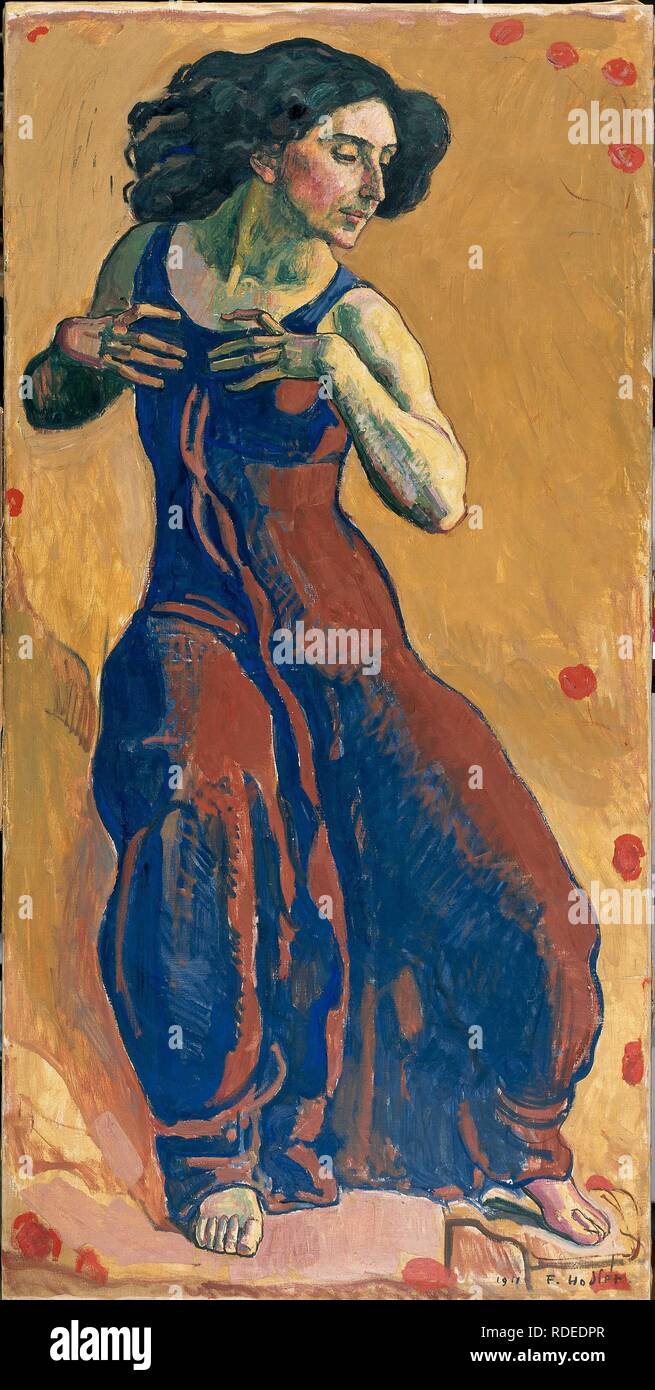 Femme en Extase (Frau in Ekstase). Museum: Musée d'Art et d'Histoire, Genf. Autor: HODLER, Ferdinand. Stockfoto