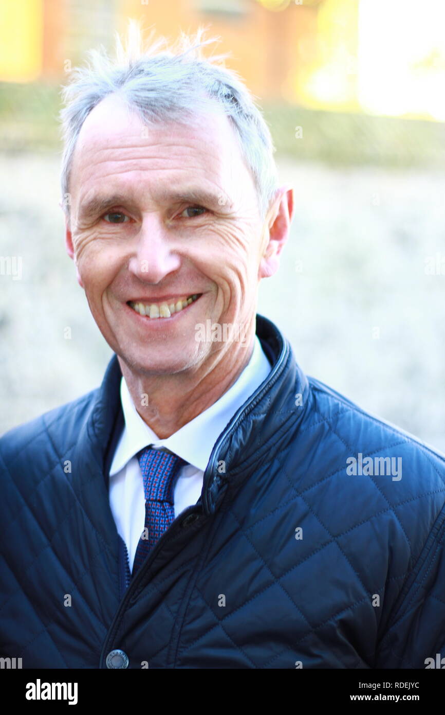 Nigel Evans MP [1922 Ausschuss] in Westminster am 17. Januar 2019. Executive Secretary [gemeinsame] Ausschuss 1922. Sekretäre. Politiker. Konservativ. Tory. Die britische Politik. Stockfoto