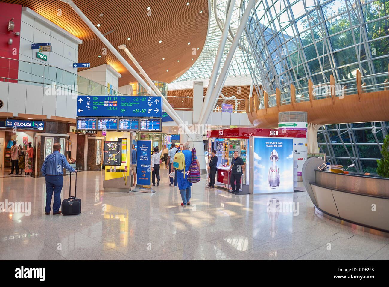 Kuala Lumpur Flughafen In Die Stadt www.alamy.de