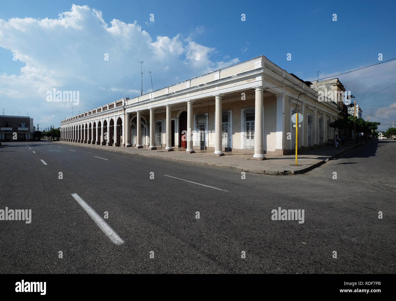 Universität, Colegio San Lorenzo, historischen Zentrum der Stadt Cienfuegos, Provinz Cienfuegos, Kuba Stockfoto