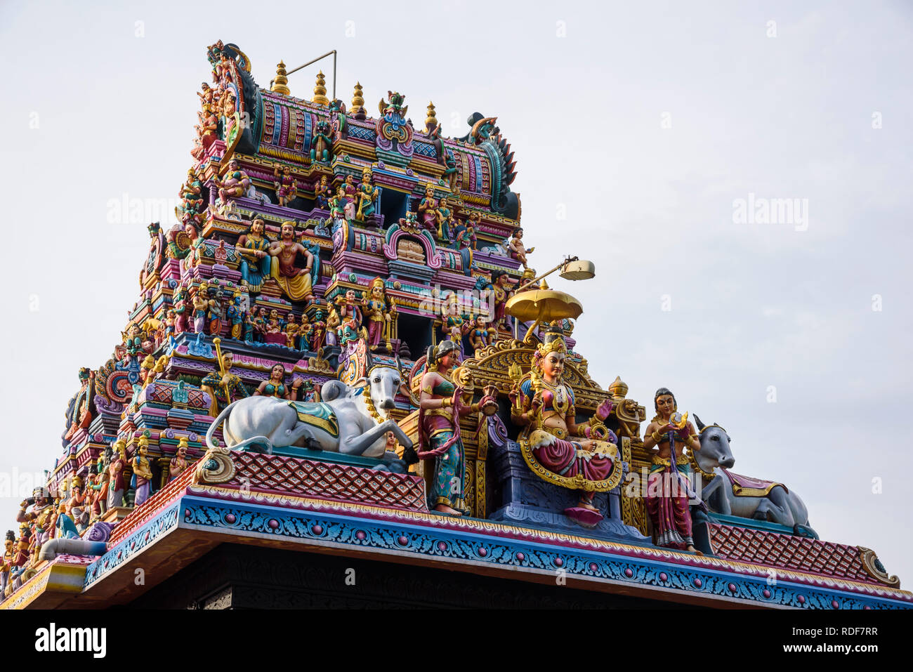 Attukal Tempel, Trivandrum, Thiruvananthapuram, Kerala, Indien Stockfoto