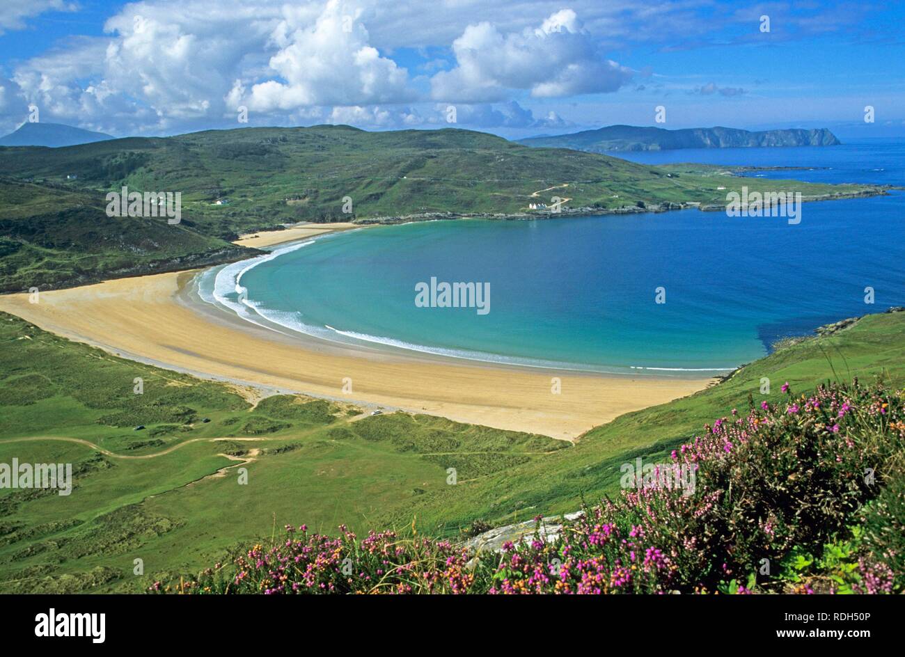 Strand in der Nähe von Melmore Kopf, County Donegal, Irland, Europa Stockfoto