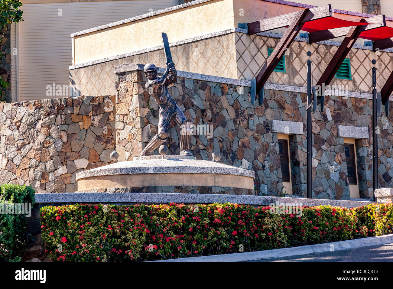 Sticky Wicket von Pravilion Antrieb, Osbourn, Antigua. Stockfoto