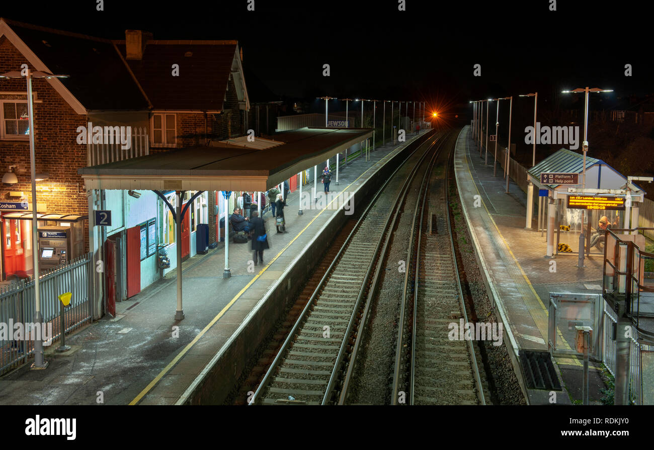 Cosham Bahnhof, Cosham, Portsmouth, Hampshire, England, UK. Stockfoto