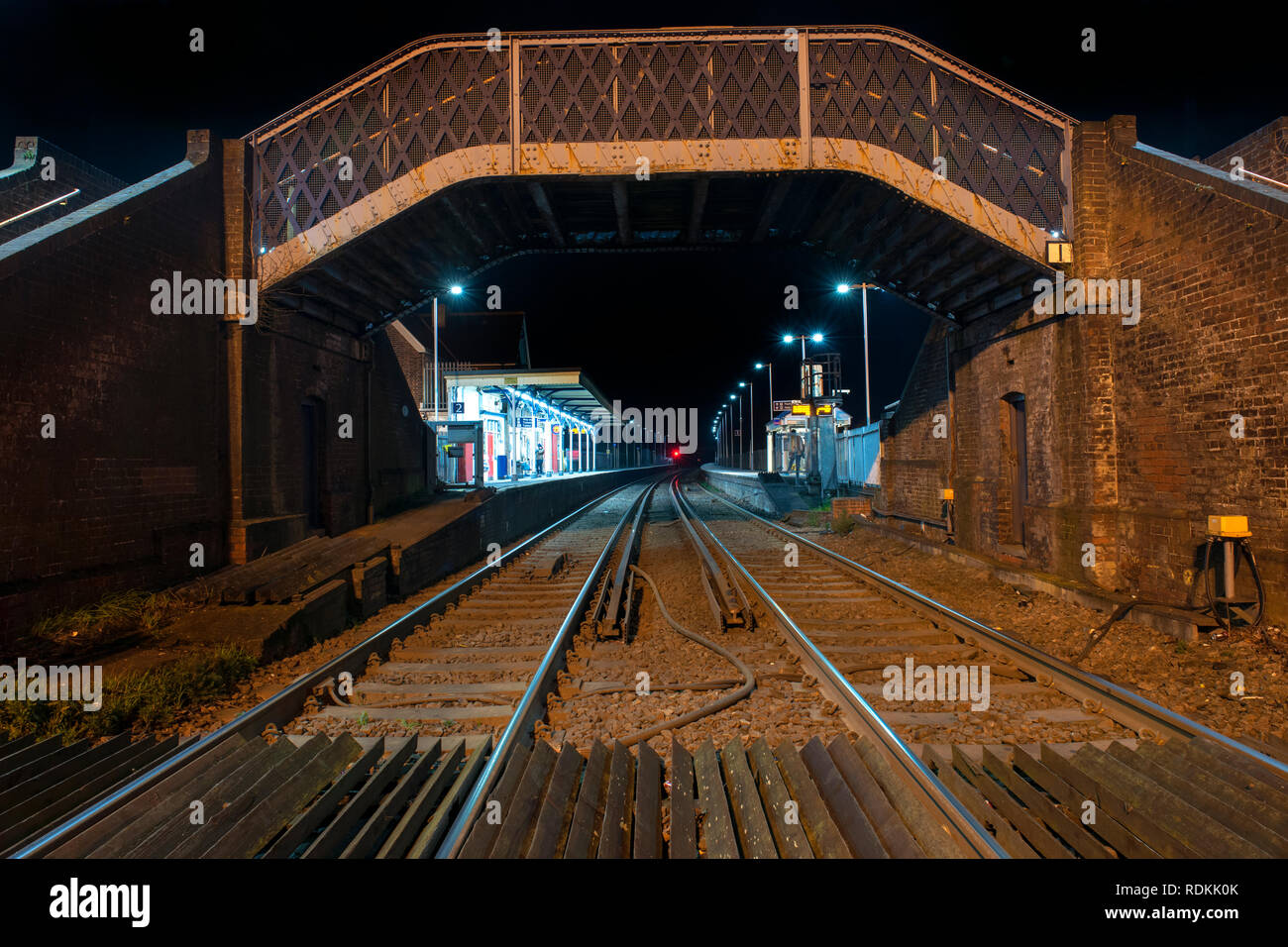 Cosham Bahnhof, Cosham, Portsmouth, Hampshire, England, UK. Stockfoto