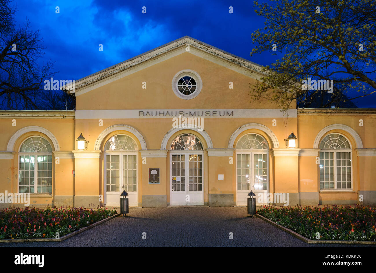 Das alte Bauhaus-Museum in Weimar ist seit Anfang 2018 geschlossen, Thüringen, Deutschland, Europa Stockfoto