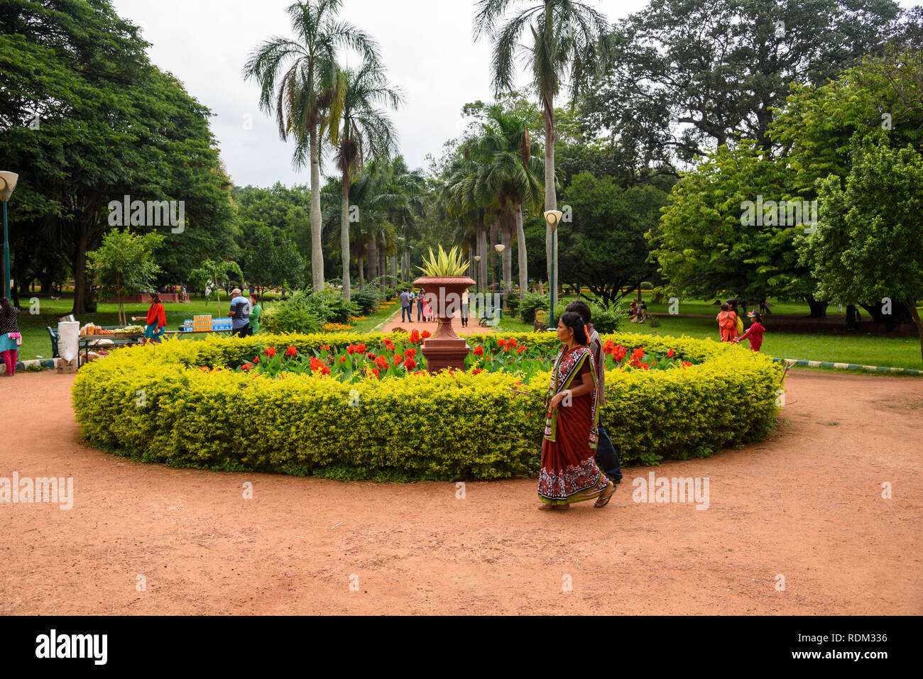 Lalbagh Botanical Gardens, Banaglore, Bangalore, Karnataka, Indien Stockfoto