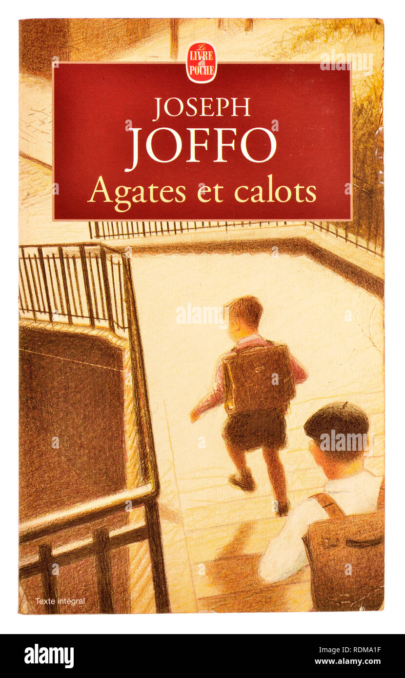 Achate et Calots (Joseph Joffo: 1997) - Französische Ausgabe. Autobiographische Roman über die Erfahrungen der ein jüdischer Junge in Kriegszeiten Frankreich Stockfoto
