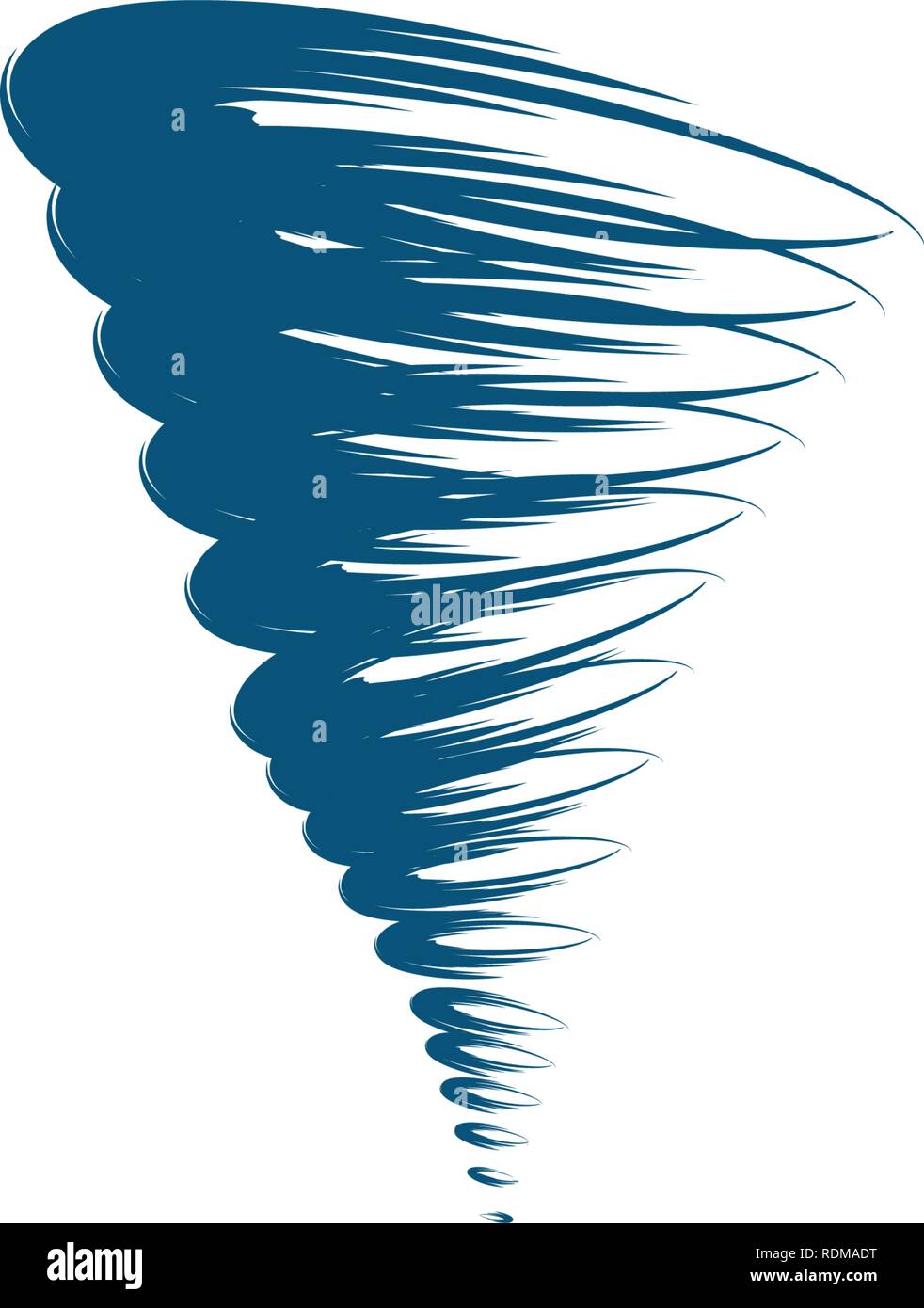 Tornado Symbol logo Vector Illustration Design Stock Vektor