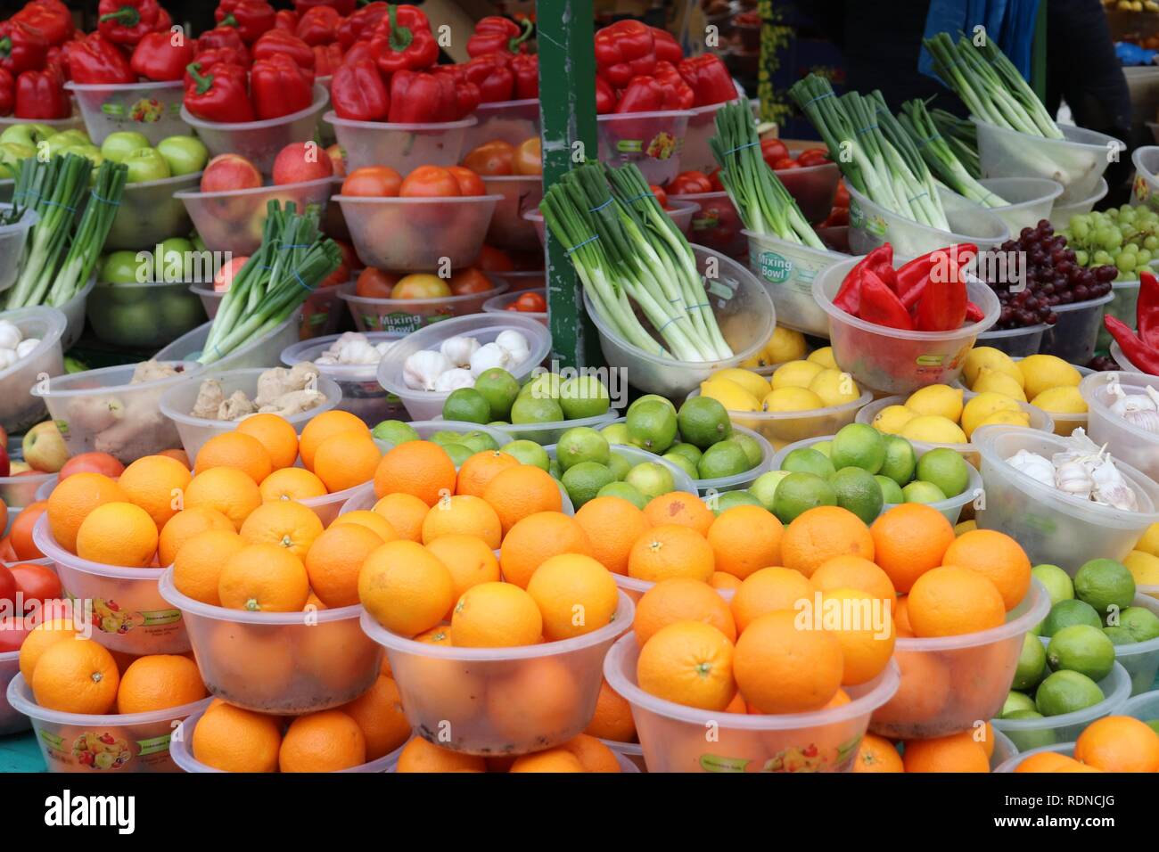 Obst und Gemüse Markt Stockfoto