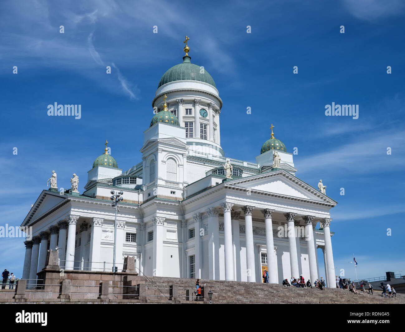 Helsinki Cathedral in Helskini, Finnland Stockfoto