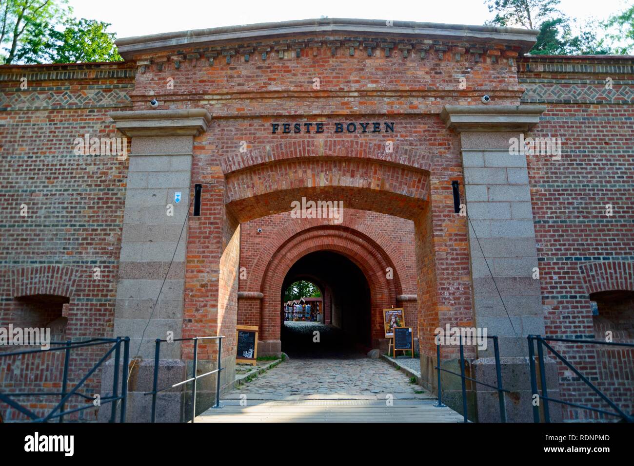 Festung Boyen, Gizycko, Ermland-Masuren, Polen Stockfoto