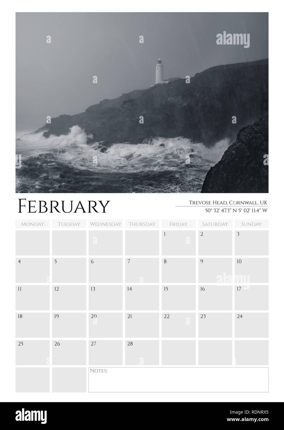Februar 2019 Stockfoto