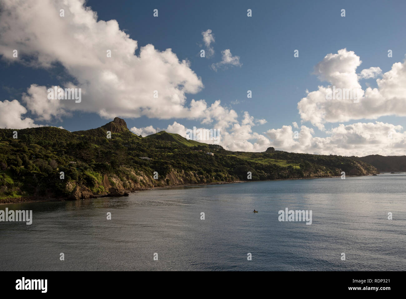 Antenne Vista in der Nähe von Omapere in der Hoikianga Region Northland auf der Nordinsel Neuseelands. Stockfoto