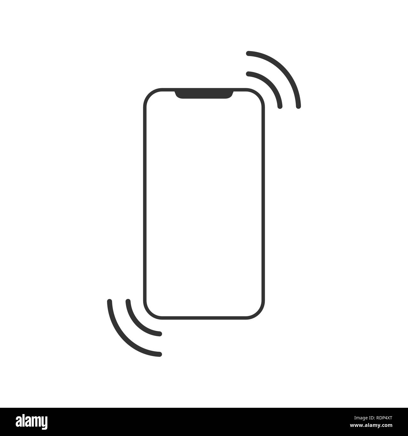 Smartphone-Symbol. Handy Symbol. Mobile gadget Stock Vektor