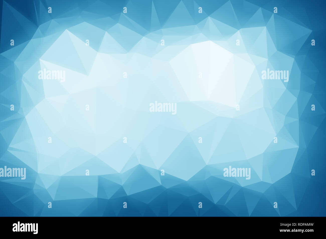 Hohe Auflösung türkisfarbenen polygon Mosaik vector Hintergrund. Abstrakten 3D dreieckige Low Poly style Farbverlauf Hintergrund. Dunkler an den Rändern. Stockfoto