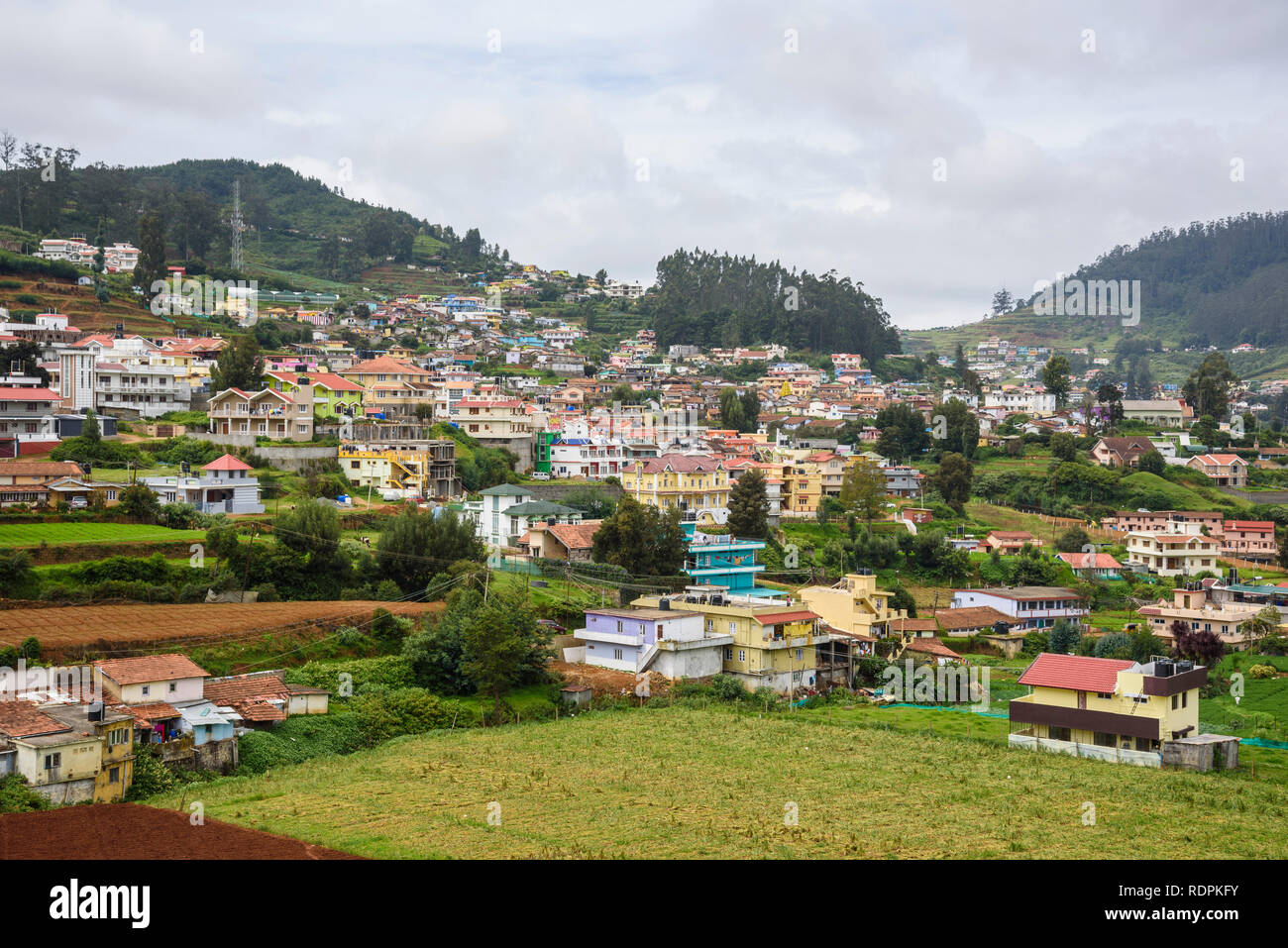 Ooty, Nilgiri Hills, Tamil Nadu, Indien Stockfoto