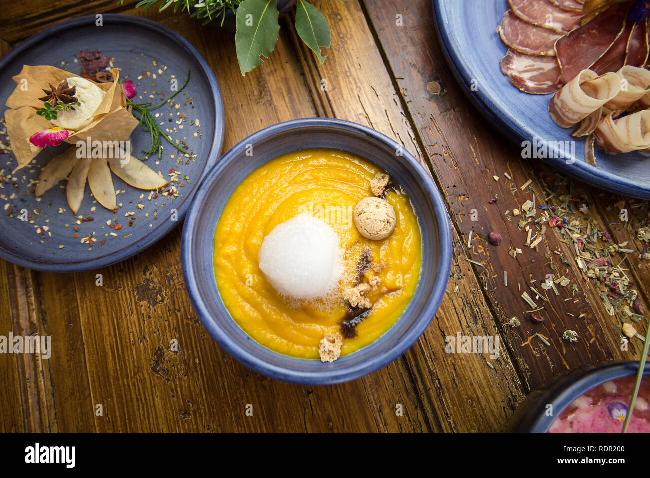 Schweizer typische Lebensmittel Stockfoto