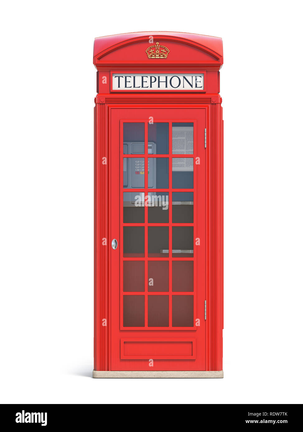 Metall Rot Britisch Englisch London Telefon Zelle Bank Muenze Bank Einsparu G3L3