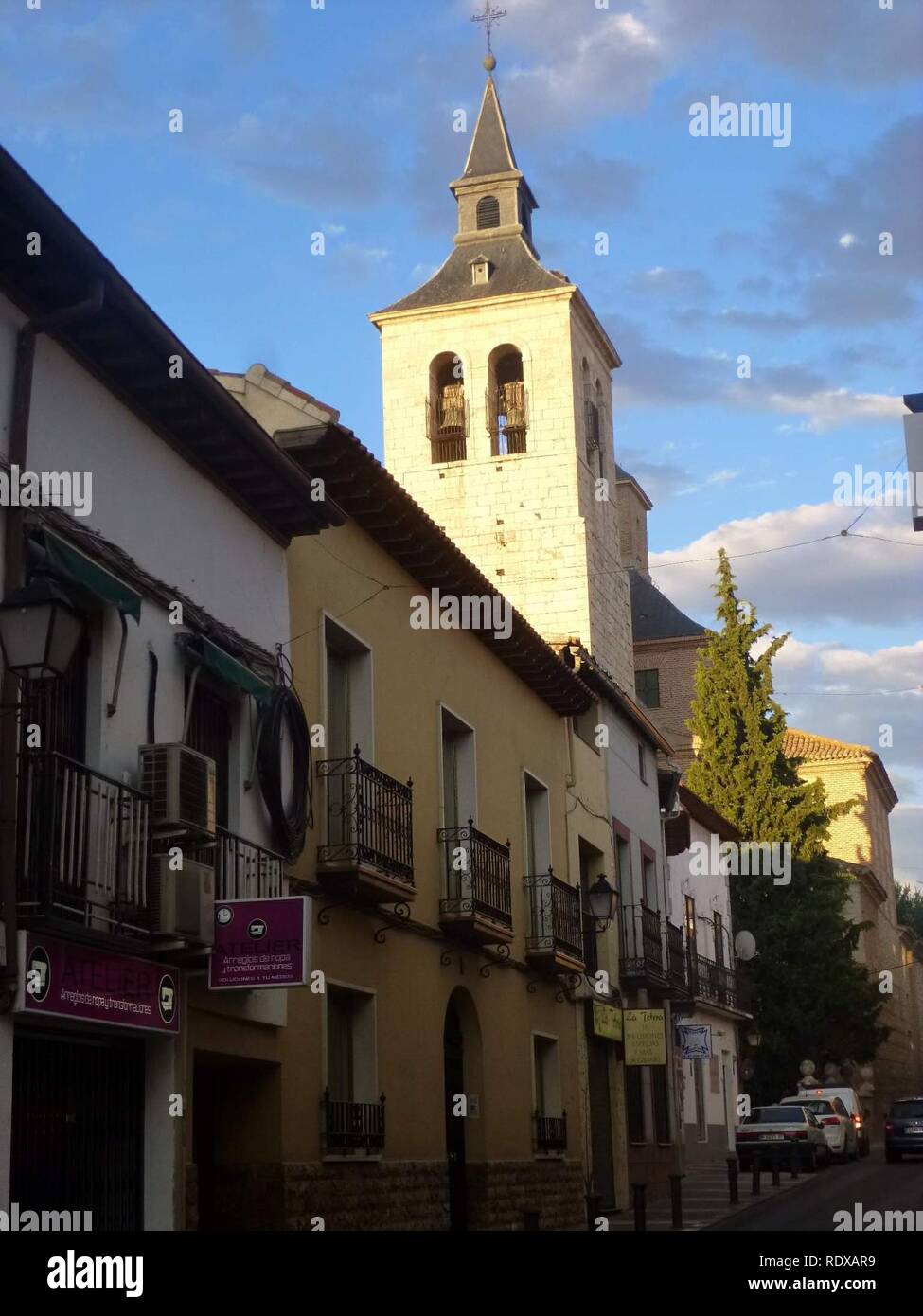 Arganda del Rey - Iglesia de San Juan Bautista 01. Stockfoto