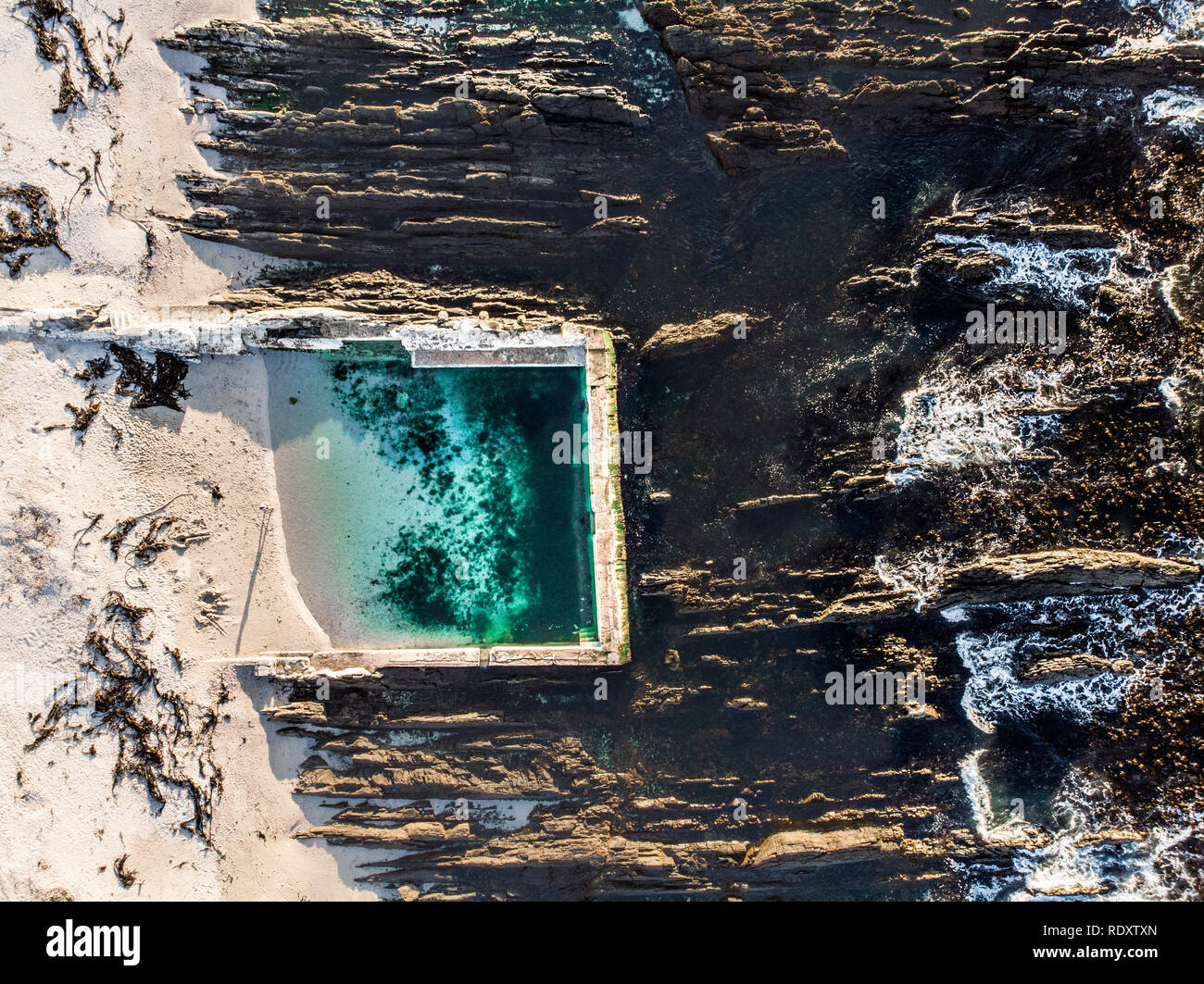 Gezeiten Pool Sea Point, Kapstadt, Südafrika Stockfoto