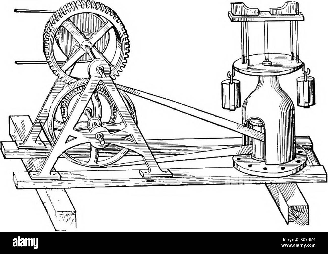 . Prinzipien und Praxis von Butter; eine Abhandlung über die chemischen und physikalischen Eigenschaften von Milch und seine Komponenten, dem Umgang mit Milch und Sahne, und die Herstellung von Butter davon. Butter und Milch. Trennung von CREAM. 131 1875 Prandtl ausgestellt in Frankfurt am Main ein ununterbrochener Separator, die nicht an der Zeit gewinnen viel Aufmerksamkeit, hauptsächlich zum übermäßig viel Leistung benötigt, die beständig Kraft der Luft zu überwinden. 1876 ein dänischer Ingenieur Winstrup in die Verbesserung der alten Schaufel Methode gelungen. 1877 Lefeldt und Lentch zum Verkauf angeboten vier Contin Stockfoto